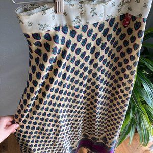 Bohemian Silky Reversible Wrap Skirt